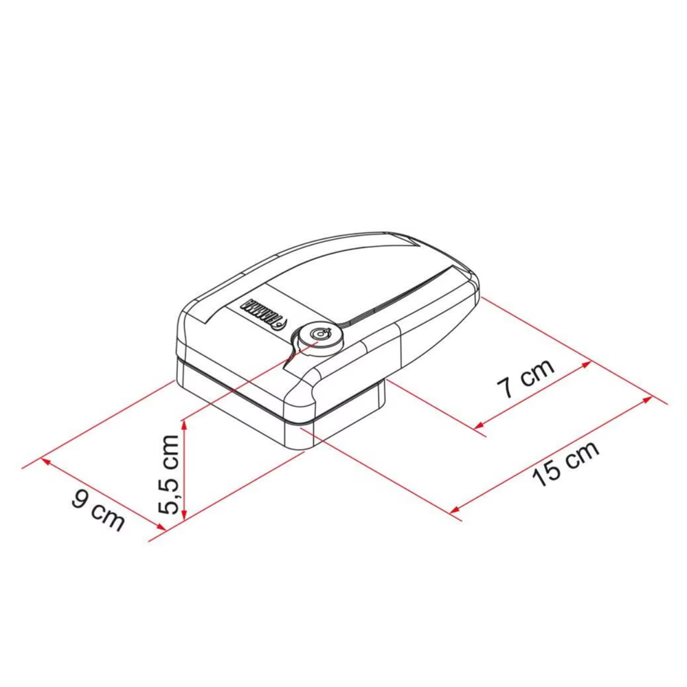 KIT 3PZ SAFE DOOR FRAME WHITE - immagine 2