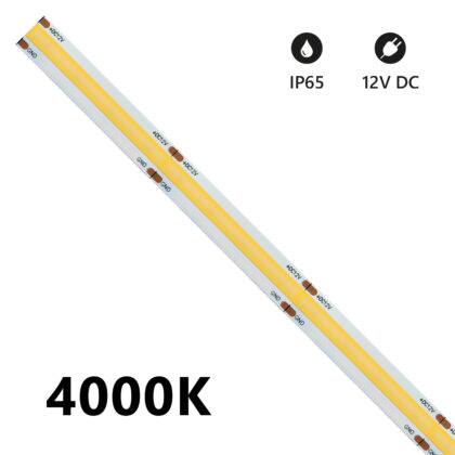 STRISCIA LED 5M. 12V 4000°K LUCE NEUTRA