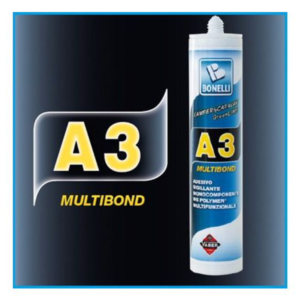 SILICONE ADESIVO BIANCO "MULTIBOND"